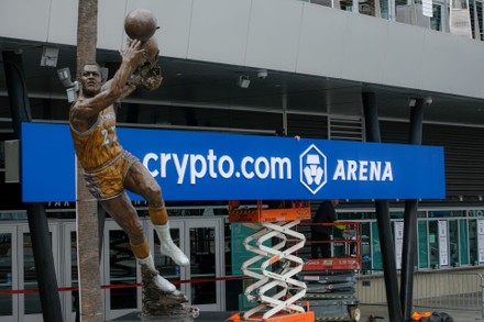 crypto arena sign