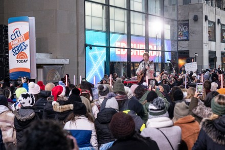 Ed Sheeran performs on 'The Today Show' TV show, New York, USA - 09 Dec 2021