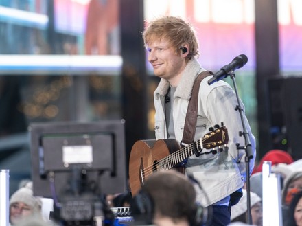Ed Sheeran performs on 'The Today Show' TV show, New York, USA - 09 Dec 2021