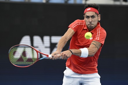 Alejandro Tabilo Chile Hits Forehand Pablo Editorial Stock Photo ...