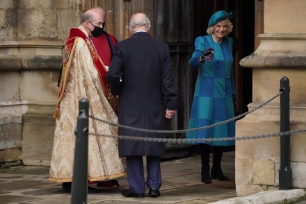 Royals attend Christmas Day Church service, St George's Chapel, Windsor Castle, UK - 25 Dec 2021