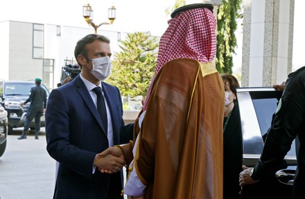 French President Emmanuel Macron official visit in Saudi Arabia, Jeddah - 04 Dec 2021
