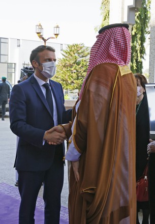 French President Emmanuel Macron official visit in Saudi Arabia, Jeddah - 04 Dec 2021