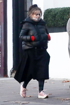 Helena Bonham Carter seen walking in London, UK - 27 Dec 2021