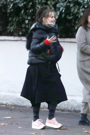 Helena Bonham Carter seen walking in London, UK - 27 Dec 2021
