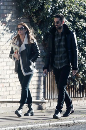 Millie Mackintosh and Hugo Taylor seen walking in London, UK - 28 Dec 2021