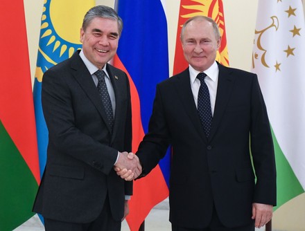 An informal annual summit of the Commonwealth of Independent States (CIS), St Petersburg, Russian Federation - 28 Dec 2021