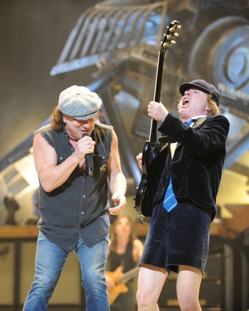 Brian Johnson Angus Young Acdc Perform Editorial Stock Photo - Stock ...