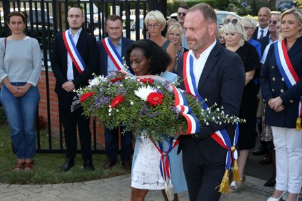 Marine Le Pen commemorates the anniversary of the liberation of Henin-Beaumont, France - 02 Sep 2021