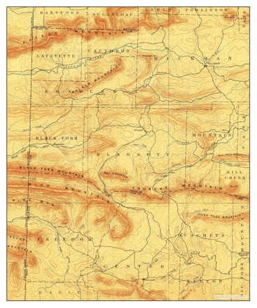 Usa Timeless Maps Poteau Mountain Arkansas Editorial Stock Photo ...