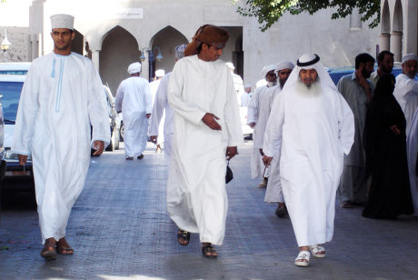 Omani Men Traditional Dress Nizwa Market Editorial Stock Photo - Stock ...