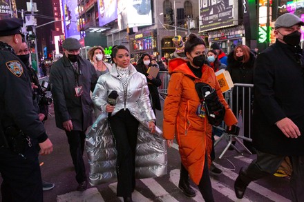 New York Times Square New Years Eve Celebration, USA - 31 Dec 2021