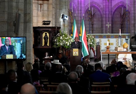 State funeral of late Archbishop Emeritus Desmond Tutu, Cape Town, South Africa - 01 Jan 2022