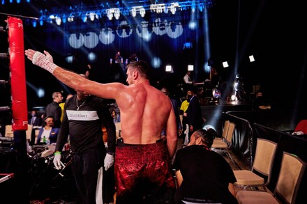 Viktor Faust vs Lago Kiladze in a boxing match, Hard Rock Live, Hollywood, Florida, USA - 01 Jan 2022