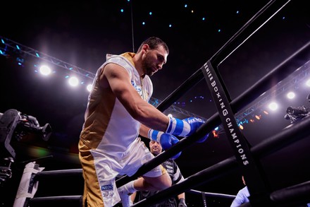 Viktor Faust vs Lago Kiladze in a boxing match, Hard Rock Live, Hollywood, Florida, USA - 01 Jan 2022