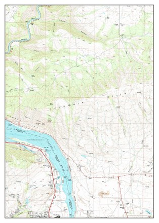 Usa Timeless Maps Dalles North Oregon Editorial Stock Photo - Stock ...