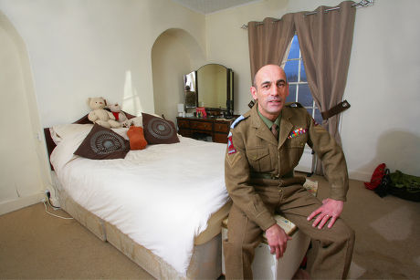 Corporal Richard Nauyokas at home in Billingborough, Britain - 10 Jan 2011
