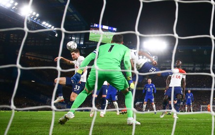 Chelsea Goalkeeper Kepa Arrizabalaga Catches Under Editorial Stock ...