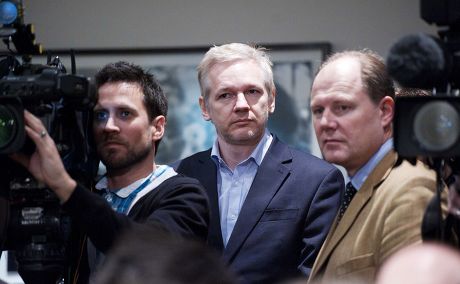 Julian Assange press conference at 'Frontline Club', London, Britain - 17 Jan 2011