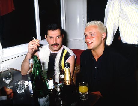 Queen 'It's a Kind of Magic' party aboard the  boat 'Italie', Montreux, Switzerland - 10 May 1988