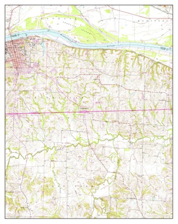 Usa Timeless Maps Boonville Missouri Map Editorial Stock Photo - Stock ...