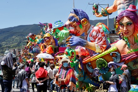 Carnival of Blacks and Whites in Pasto, Colombia - 06 Jan 2022 Stock ...