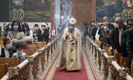 Coptic Orthodox Liturgy 2022 Christmas Egyptian Coptic Believers Pray During Orthodox Editorial Stock Photo -  Stock Image | Shutterstock | Shutterstock Editorial