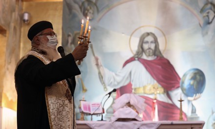 Coptic Orthodox Christmas 2022 Priest Athnaceyous Leads Coptic Orthodox Christmas Editorial Stock Photo -  Stock Image | Shutterstock