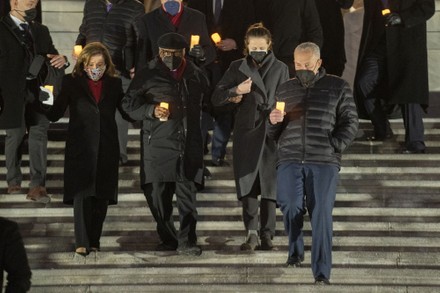 Candlelight Vigil on the Anniversary of Jan 6, Washington, District of Columbia, United States - 06 Jan 2022