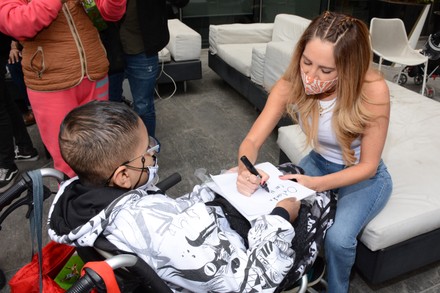 Geraldine Bazan Deliveries Toys For Children Cancer In Thre Wise Men Day, Mexico City, Mexico - 06 Jan 2022