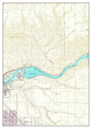 Usa Timeless Maps Lewiston Orchards North Editorial Stock Photo - Stock ...