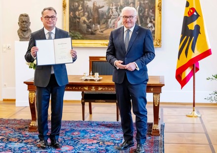 German President Steinmeier confirms Joachim Nagel as new Bundesbank President, Berlin, Germany - 07 Jan 2022