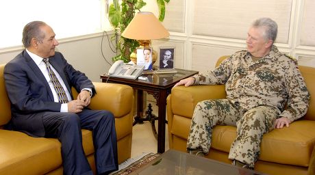 Ahmad Mukhtar, Federal Minister for Defence meets with General Volker Wieker, Chief of Defence Staff, German Armed Forces, Islamabad, Pakistan  - 19 Jan 2011