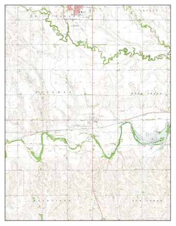 Usa Timeless Maps Phillipsburg South Kansas Editorial Stock Photo ...