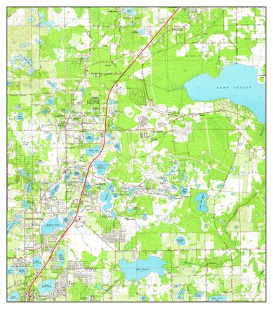Usa Timeless Maps Casselberry Florida - Shutterstock 12741658a 