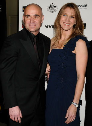 Andre Agassi Wife Steffi Graf Editorial Stock Photo - Stock Image