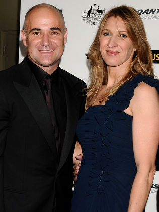 Andre Agassi Wife Steffi Graf Editorial Stock Photo - Stock Image