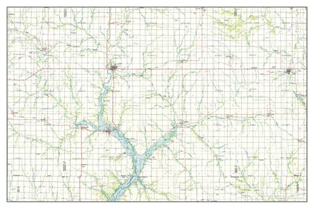 Usa Timeless Maps Blue Rapids Kansas Editorial Stock Photo - Stock ...