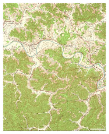 Usa Timeless Maps Artemus Kentucky Map Editorial Stock Photo Stock