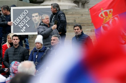 Serbian tennis player Novak Djokovic detained in Melbourne, Belgrade, Serbia - 09 Jan 2022