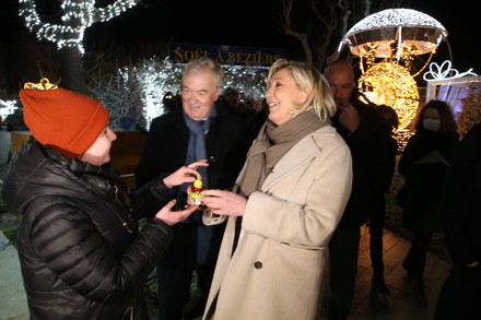 Beziers: Marine Le Pen Meets the Fairgrounds, france - 07 Jan 2022