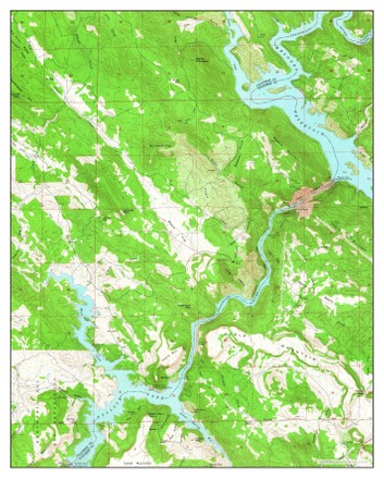 Usa Timeless Maps Melones Dam California Editorial Stock Photo - Stock ...