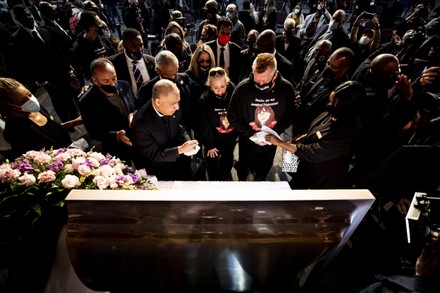 Valentina Orellana Peralta's funeral in Gardena, USA - 10 Jan 2022