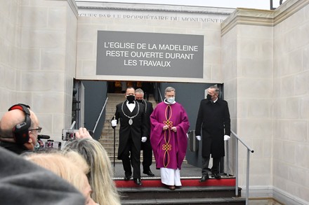 Igor And Grichka Bogdanoff funerals, Madeleine Church, Paris, France - 10 Jan 2022