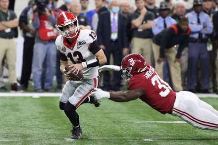 Georgia Bulldogs Quarterback Stetson Bennett 13 Editorial Stock Photo ...