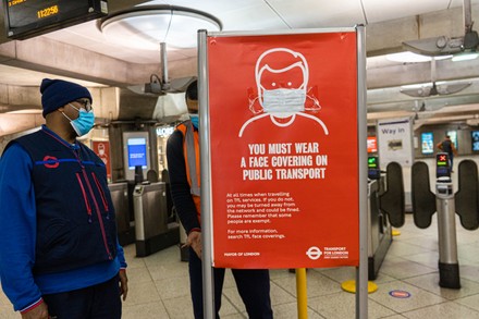 Tfl Transport London Staff Adjust Poster Editorial Stock Photo - Stock ...