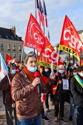 Francois Ruffin at the health demonstration, Paris, France - 11 Jan 2022