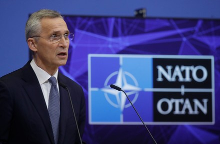 NATO-Russia Council meeting in Brussels, Belgium - 12 Jan 2022