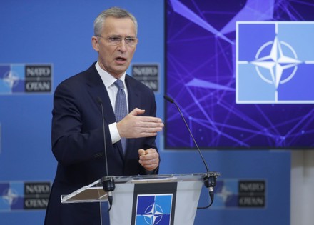 NATO-Russia Council meeting in Brussels, Belgium - 12 Jan 2022