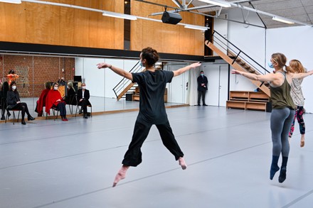 Queen Mathilde visits dance school, Brussels, Belgium - 12 Jan 2022